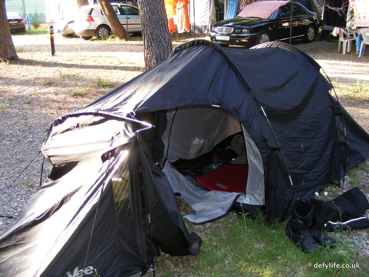 tent in split
