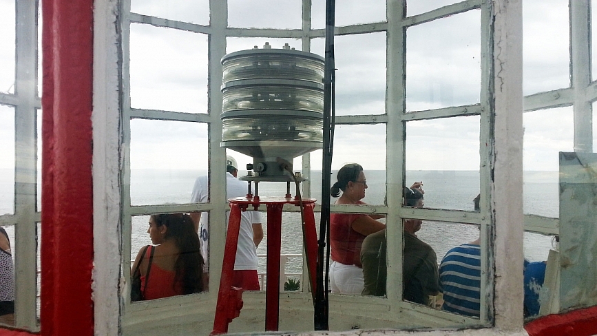 inside colonia's lighthouse